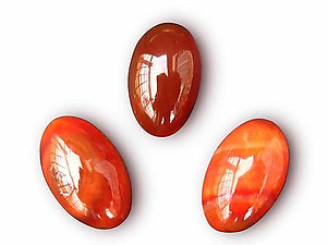 Carnelian Cabochons 24 x 14mm