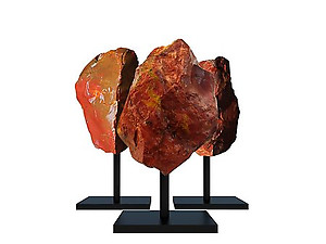 Red Jasper Rough on Base - Large