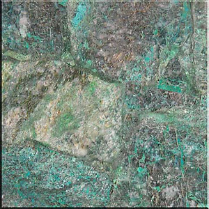 Chrysocolla Tile (40 x 40 cm)