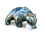Crocodile Jasper Bear Eating Fish