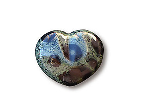 Crocodile Jasper Decorative Heart