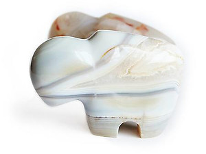 Agate Fetish Buffalos