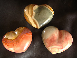 Desert Jasper Large Decorative Heart