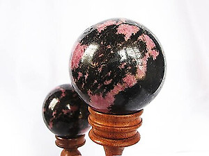 Rhodonite Spheres (50-60 mm)