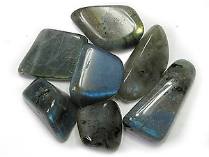 Peacock Blue Labradorite Tumbled Stones (18-30 mm)