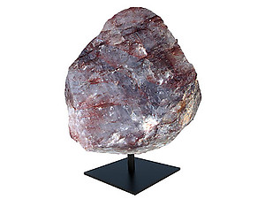 Fire Quartz Rough on Base - Large