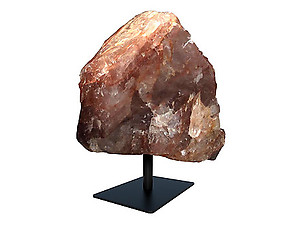 Fire Quartz Rough on Base - Medium