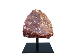 Fire Quartz Rough on Base - Small