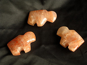 Fire Quartz Fetish Buffalos