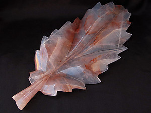 Fire Quartz Leaves - Large