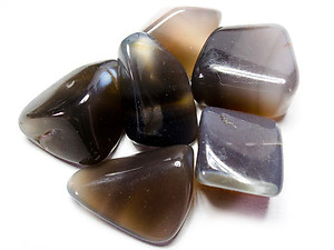 45-60 mm Grey Agate Tumbled Stones