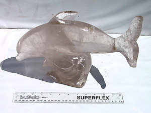 Large Museum Gallery Quartz Dolphin