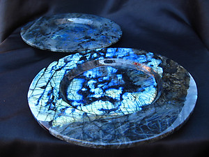 Labradorite Plate Fancy Base - 8 inch
