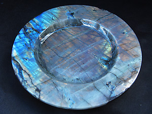 Labradorite Plate Fancy Base - 6 inch