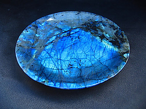 Labradorite Plates Simple Base - 6 inch