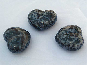 Indigo Gabbro Large Decorative Heart