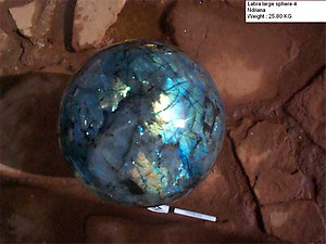 Labradorite Large Sphere 25.80Kg