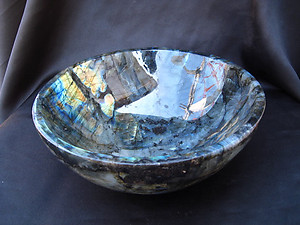 Labradorite Bowl 8 inch