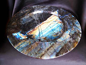 Labradorite PLate Fancy Base - 12 inch - 1.72Kg