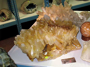 Large Quartz Cluster Hematoid - 15kg