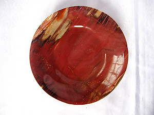 Petrified Wood Plate 6.5 inch - 0.38Kg