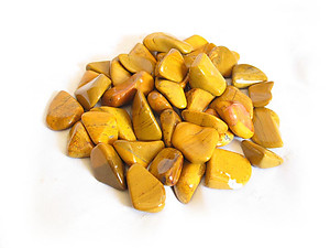 45-60 mm Yellow Jasper Tumbled Stones