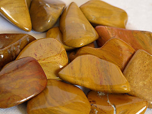 30-45 mm Yellow Jasper Tumbled Stones