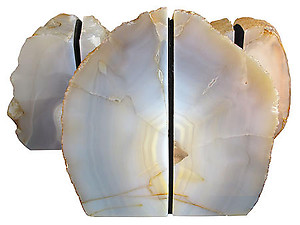 Agate Bookends 3-5kg - Pair