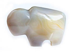 Agate Fetish Buffalos