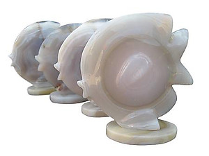 Agate Sunfish Carvings