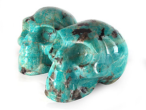 Amazonite Skulls