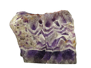 Banded Amethyst Bookends 1-3Kg