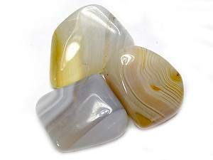 30-45 mm Banded Agate Tumbled Stones