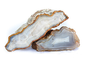 Banded Agate Rough - 5 LB bag