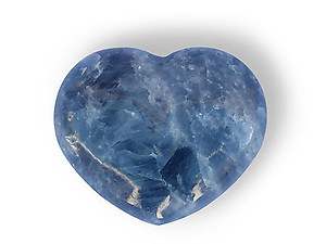 Blue Calcite Large Decorative Heart