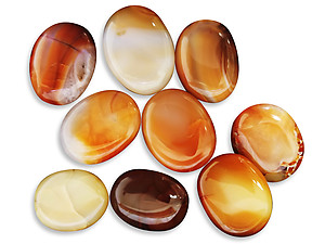 Carnelian Palm Stones