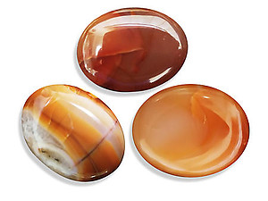 Carnelian Palm Stones