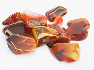 Carnelian Tumbled Stones (18-25 mm)