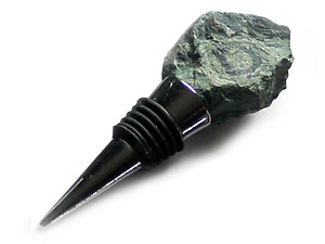 Crocodile Jasper Bottle Stopper - Rough Top