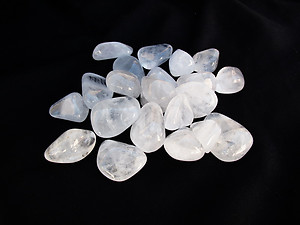 30-45 mm Crystal Quartz Tumbled Stones- 