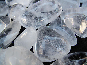 18-30 mm Crystal Quartz Tumbled Stones- 