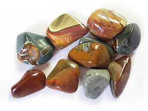 Medium (18-30 mm) Desert Jasper Tumbled Stones