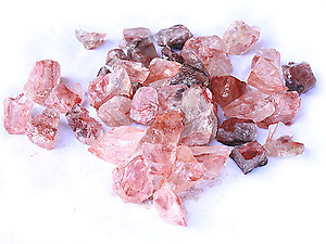 Fire Quartz Gem Decor Rough