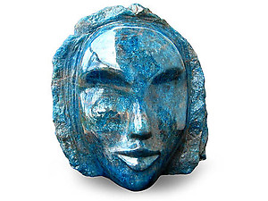 Apatite Face Carvings