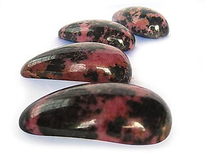 Rhodonite Massage Tools - Round Design