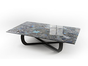 Peacock Blue Labradorite Table Top (140 x 83 x 3 cm)