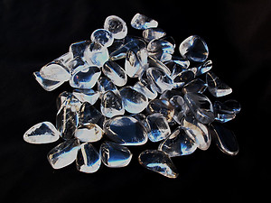 30-45 mm Crystal Quartz Tumbled Stones- 