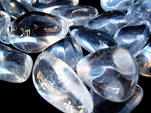 18-30 mm Crystal Quartz Tumbled Stones- 