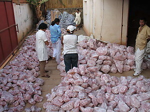 Rose Quartz Rough - 5 LB bag