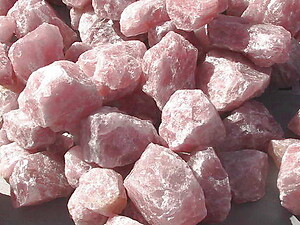 Rose Quartz Rough - 5 LB bag